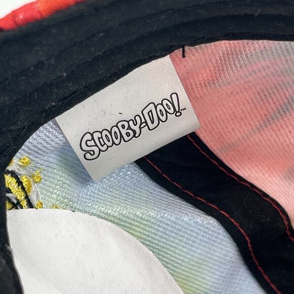 Scooby-Doo Tie Dye Rainbow Hat Baseball Cap EUC Dog Snapback Adjustable Adult - Picture 8 of 9